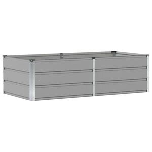 vidaXL Donica Jasnoszary 160 x 80 x 45 cm Stal