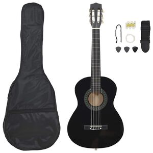 vidaXL 8-cz. zestaw do nauki gry na gitarze klasycznej, 1/2, 34"