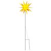 vidaXL Ozdoba świetlna LED na kołku, składana, ż&oacute;łta, 57 cm
