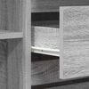vidaXL Bufet Szary Sonoma 120 x 41 x 75 cm Materiał drewnopochodny