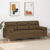 vidaXL 3-osobowa sofa wypoczynkowa z poduszkami, brązowa, 180 cm