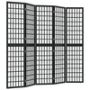 vidaXL Składany parawan 5-panelowy, styl japoński, 200x170 cm, czarny