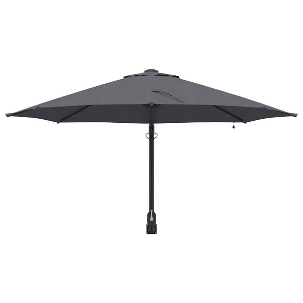 vidaXL Parasolka ogrodowa Antracyt 248 x 248 x 148 cm Poliester i Stal