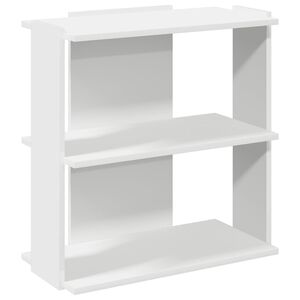 vidaXL Regał 3-poziomowy biały 60x30x60 cm Drewno klejone