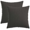 vidaXL Poszewka na poduszkę 2 pcs HEERLEN ciemnoszary 30 x 30 cm