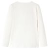 Koszulka dziecięca z długimi rękawami, ecru, 92