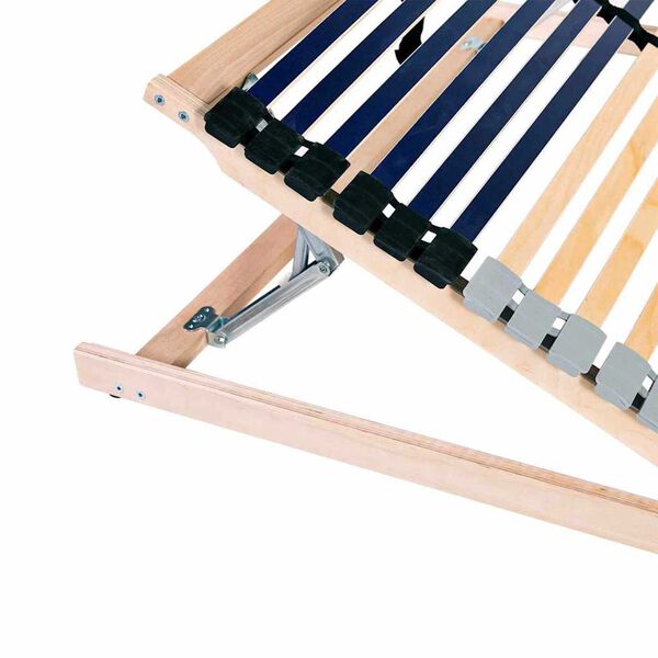 vidaXL Stelaż z listew Brązowy 80 x 190 cm Drewno bukowe