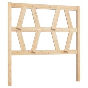 vidaXL Wezgłowie ł&oacute;żka, 81x4x100 cm, lite drewno sosnowe