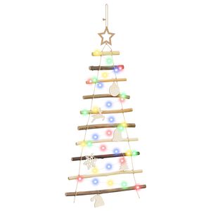 vidaXL Wiszące drzewo bożonarodzeniowe 90 cm 30 LED Wielokolorowy