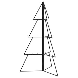vidaXL Metalowa choinka świąteczna KUOPIO 100 cm Stal Czarny