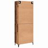 vidaXL Highboard 2 pcs Stare drewno Materiał drewnopochodny