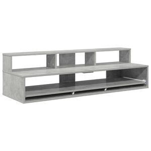 vidaXL Biurko studyjne Betonowy szary 152 x 42,5 x 36 cm