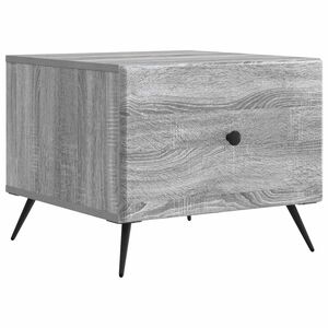 vidaXL Stolik kawowy Szary Sonoma 49 x 50 x 40 cm Drewno inżynieryjne