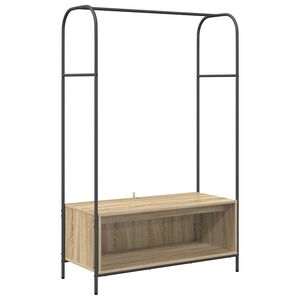 vidaXL Wieszak na Ubrania Brązowy dąb 100 x 44 x 160 cm