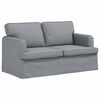 vidaXL Sofa 2 pcs Jasnoszary