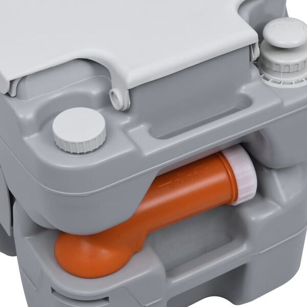 vidaXL Przenośna toaleta turystyczna i pojemnik na wodę