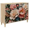 vidaXL Bufet BORNE Sonoma 102 x 33 x 75 cm Drewno inżynieryjne