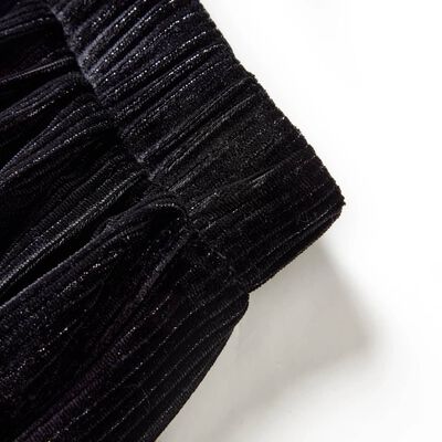 Spódniczka dziecięca, plisowana, z dodatkiem lureksu, czarna, 92