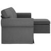 vidaXL Sofa Ciemnoszary