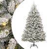 vidaXL Sztuczna choinka 300 cm 300 LED Ciepła biel PVC i stal
