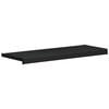 vidaXL Parapet okienny Czarny z rysunkiem drewna 60 x 30 x 4,5 cm PVC