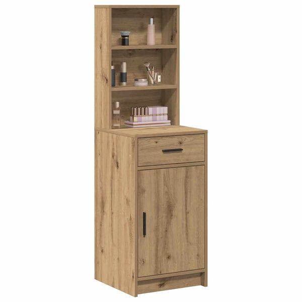 vidaXL Highboard z szufladą Dąb rzemieślniczy 41 x 40 x 135 cm