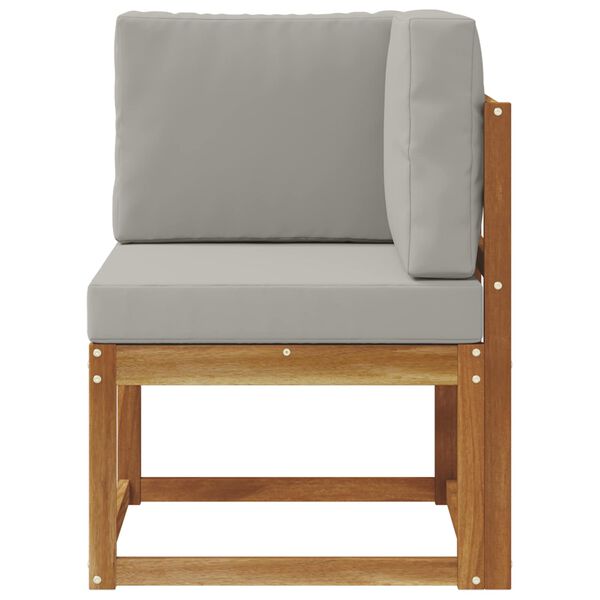 vidaXL Sofa narożna na zewnątrz Lite Drewno Akacji