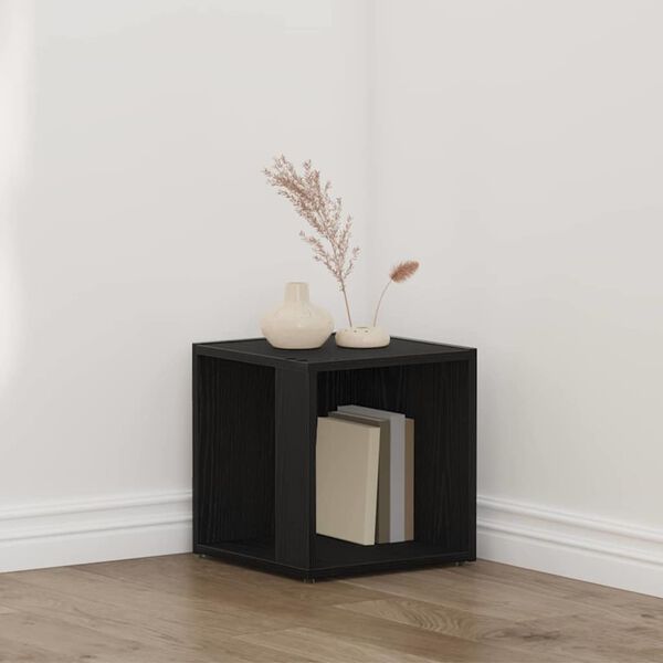 vidaXL P&oacute;łki narożne Czarny Dąb 33 x 33 x 34,5 cm