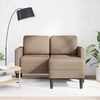vidaXL Sofa 2-osobowa z szezlongiem w kształcie litery L Cappuccino