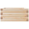vidaXL Donica ogrodowa, 50x50x23 cm, lite drewno sosnowe