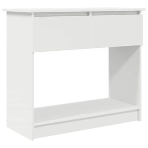 vidaXL Konsola z szufladami Biała 85,5x38,5x74,5 cm