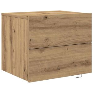 vidaXL Szafka Nocna Dąb rzemieślniczy 50 x 39 x 41 cm