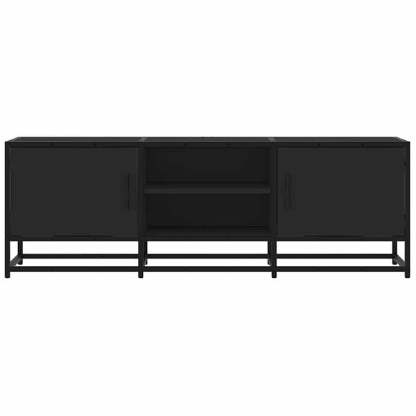 vidaXL Szafka pod TV, czarna, 120x35x41 cm