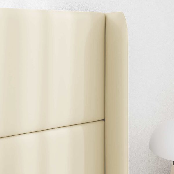 vidaXL Ucho Głowy Kremowy 80 x 16 x 4 cm PVC