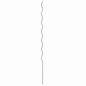 vidaXL Wsparcie roślin 50 szt. Zielony 170 x 0,6 x 0,6 cm Stal