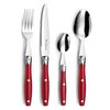 Lou Laguiole 24-częściowy zestaw sztućc&oacute;w Comptoir, czerwony