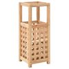 vidaXL Stojak na parasole z litego drewna orzechowego, 18 x 18 x 50 cm