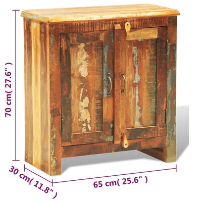 vidaXL Dwudrzwiowa szafka vintage z odzyskanego drewna