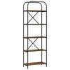 vidaXL P&oacute;łka na książki 5 poziomy 60 x 30 x 183 cm Drewno inżynieryjne