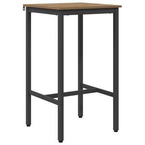 vidaXL St&oacute;ł barowy 52 x 52 x 110 cm Drewno inżynieryjne Dąb artisan