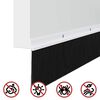 vidaXL Uszczelki z szczotką do drzwi na zatrzask 2 pcs Biały 100 cm