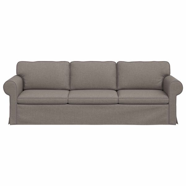 vidaXL Sofa Ciemnoszary