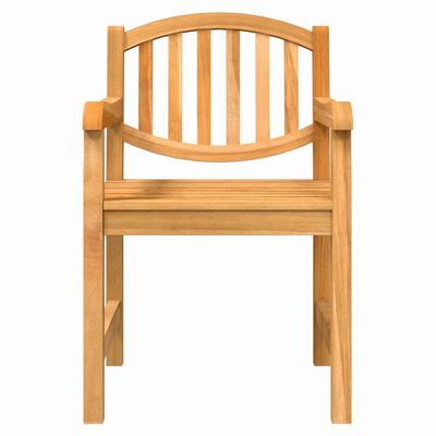 vidaXL Krzesła ogrodowe, 2 szt., 58x59x88 cm, lite drewno tekowe