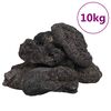 vidaXL Skała wulkaniczna, 10 kg, czarna, 10-30 cm