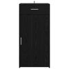 vidaXL Bufet Czarny dąb 42.5 x 40 x 93 cm Materiał drewnopochodny