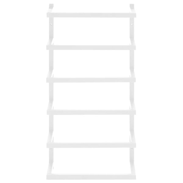 vidaXL Stojak na ręcznik, biały, 24x12x48 cm, stalowy