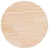 vidaXL Blat stołu, &Oslash;70x2,5 cm, lite drewno sosnowe
