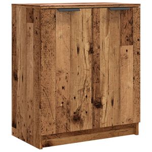 vidaXL Szafka na buty, stare drewno, 59x35x70 cm