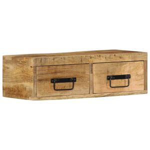 vidaXL Ścienna szafka pod TV, 60x30x19 cm, surowe drewno mango