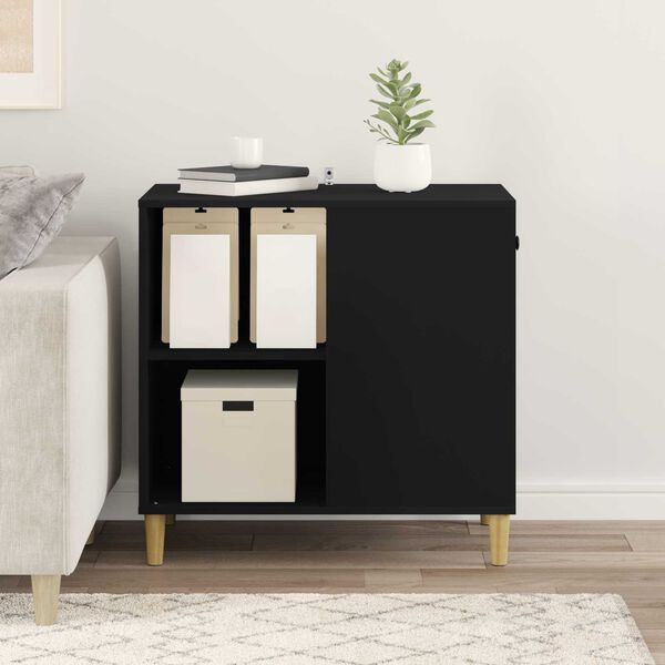 vidaXL Koty Dom Czarny 72 x 42.5 x 70 cm Materiał drewnopochodny